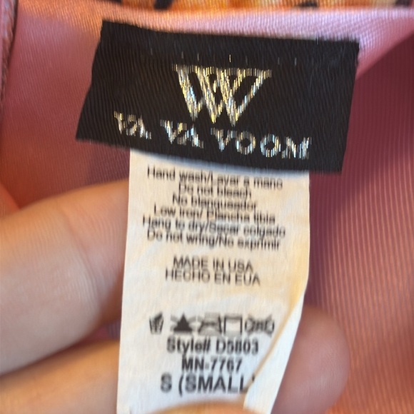 Va va voom Floral and Leopard Print Pink Dress - Picture 14 of 15